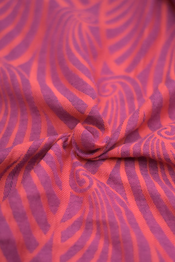Yaro Dandy Duo Fuchsia Purple Orange Modal Linen