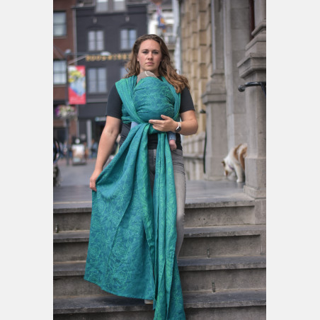 Yaro Elvish Duo Green Petrol Tencel Seacell Ring Sling