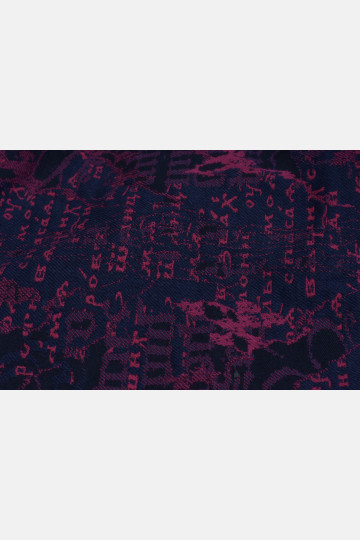 Yaro Runes Trinity Fuchsia Navy Paper Kapok Ring Sling