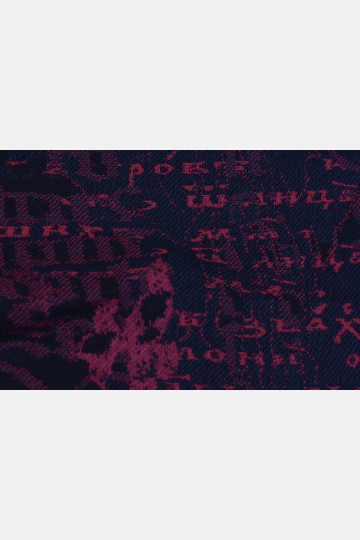 Yaro Runes Trinity Fuchsia Navy Paper Kapok Ring Sling