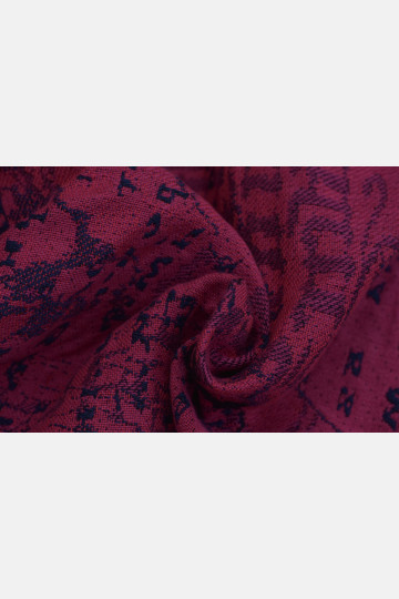 Yaro Runes Trinity Fuchsia Navy Paper Kapok Ring Sling