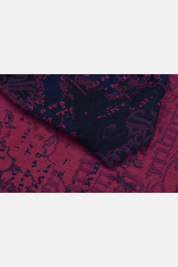 Yaro Runes Trinity Fuchsia Navy Paper Kapok Ring Sling
