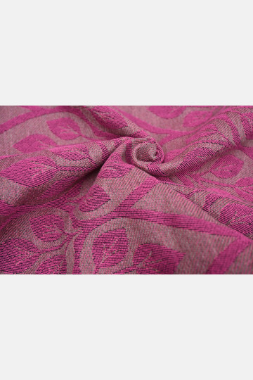 Yaro La Vita Duo Wildebeast Fuchsia Black Cashmere Wool