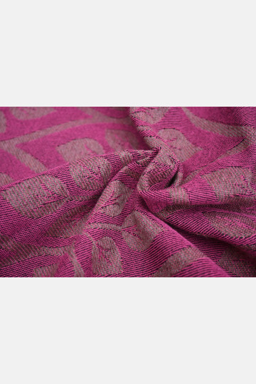 Yaro La Vita Duo Wildebeast Fuchsia Black Cashmere Wool