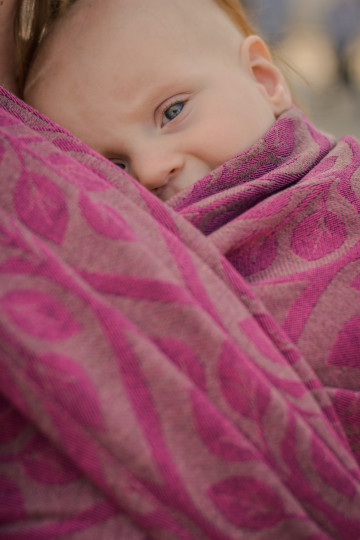 Yaro La Vita Duo Wildbeast Fuchsia Black Cashmere Wool