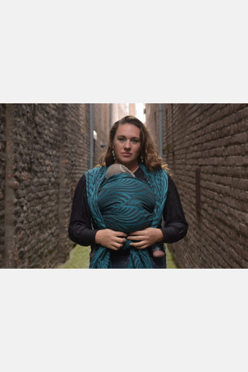 Yaro Dandy Petrol Mocca Wool Blend