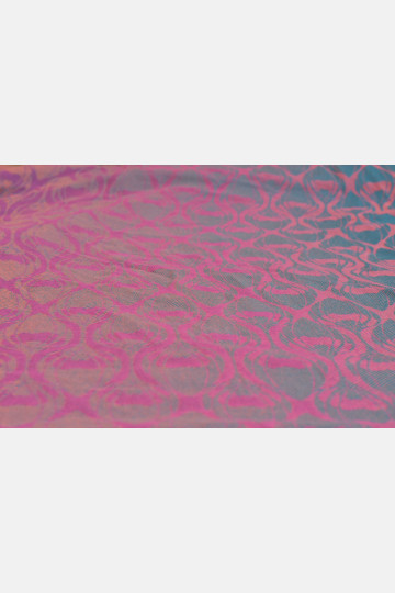 Yaro La Fleur Meta Petrol Fuchsia Orange - Woven Baby Wrap