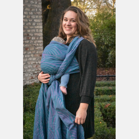 Yaro Dandy Duo Petrol Fuchsia Blue Ring Sling