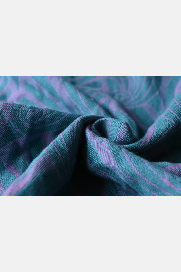 Yaro Dandy Duo Petrol Fuchsia Blue - Woven Baby Wrap