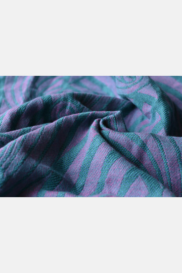 Yaro Dandy Duo Petrol Fuchsia Blue - Woven Baby Wrap