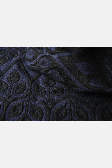 Yaro La Vita Puffy Black Navy Alpaca Wool