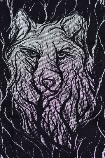 Yaro Wolf Duo Black White Tencel Seacell