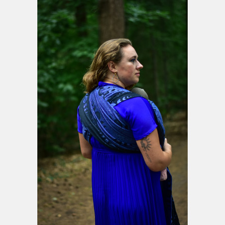 Yaro Luna Duo Black Grey Dark-Blue Glam Ring Sling