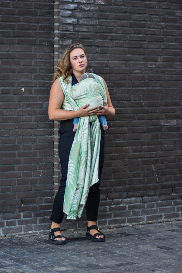 Yaro Oasis Duo Light-Green Beige Silk Linen Seacell