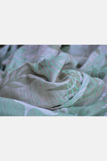 Yaro Oasis Duo Light-Green Beige Silk Linen Seacell