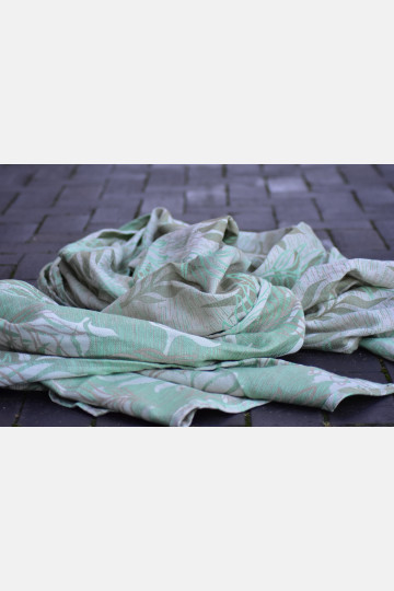 Yaro Oasis Duo Light-Green Beige Silk Linen Seacell