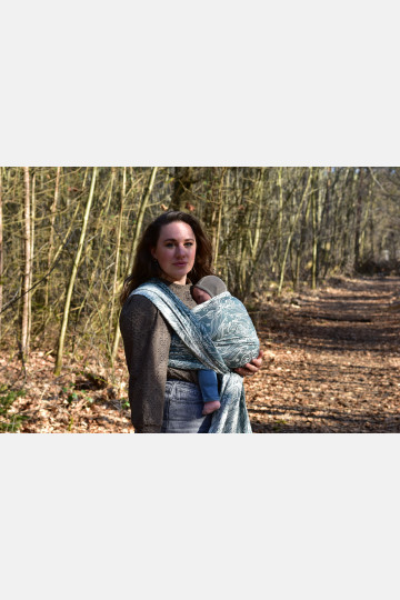 Yaro Elvish Duo Turquoise Wool Silk - Woven Baby Wrap