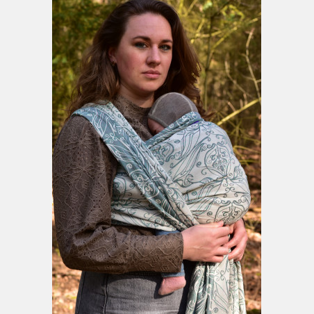 Yaro Elvish Duo Turquoise Wool Silk - Woven Baby Wrap