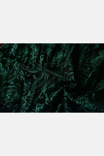 Yaro Elvish Duo Black Blue-Green Wool Tencel