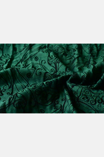 Yaro Elvish Duo Black Blue-Green Wool Tencel