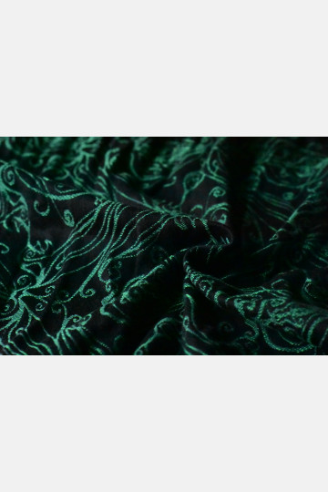 Yaro Elvish Duo Black Blue-Green Wool Tencel