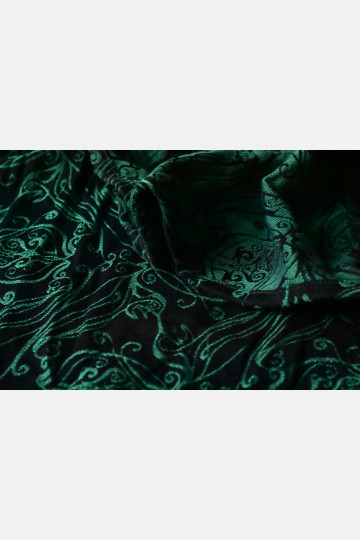 Yaro Elvish Duo Black Blue-Green Wool Tencel