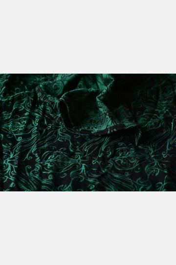 Yaro Elvish Duo Black Blue-Green Wool Tencel