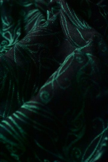 Yaro Elvish Duo Black Blue-Green Wool Tencel