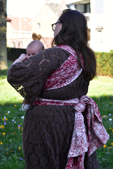 Yaro Elvish Duo Red Wool Blend Ring Sling