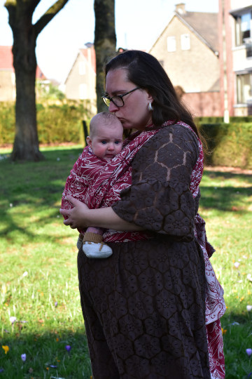Yaro Elvish Duo Red Wool Blend Ring Sling