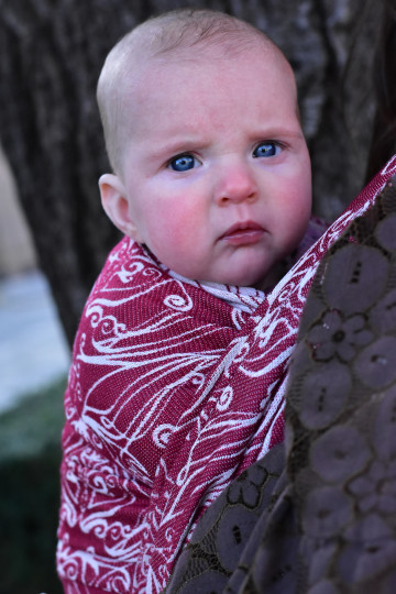 Yaro Elvish Duo Red Wool Blend Ring Sling