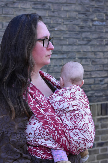 Yaro Elvish Duo Red Wool Blend Ring Sling