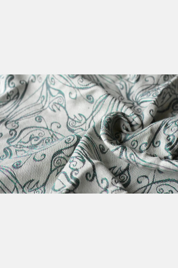 Yaro Elvish Duo Turquoise Wool Silk - Woven Baby Wrap