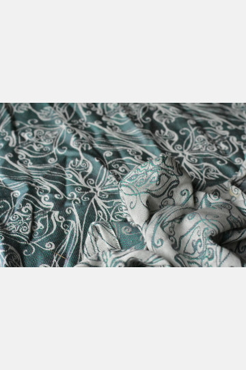 Yaro Elvish Duo Turquoise Wool Silk - Woven Baby Wrap