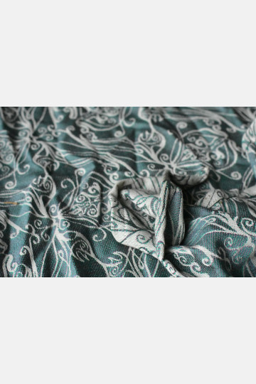 Yaro Elvish Duo Turquoise Wool Silk - Woven Baby Wrap
