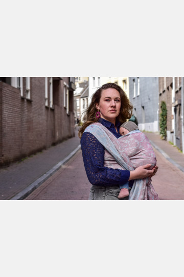 Yaro Terra Duo Nuage Pastel Blue Silk - Woven Baby Wrap