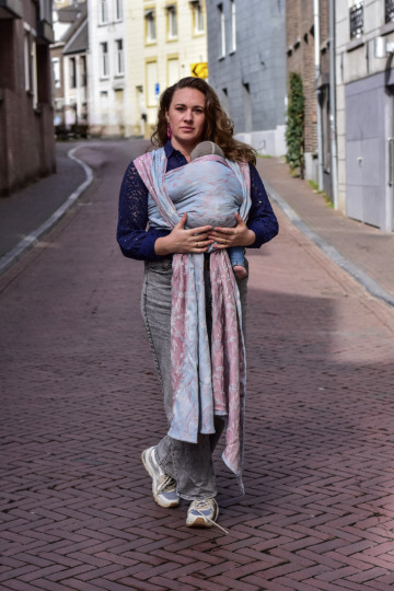Yaro Terra Duo Nuage Pastel Blue Silk - Woven Baby Wrap