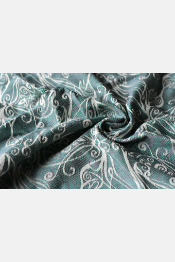 Yaro Elvish Duo Turquoise Wool Silk Ring Sling | Slingomama