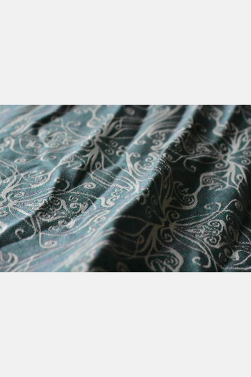 Yaro Elvish Duo Turquoise Wool Silk Ring Sling | Slingomama