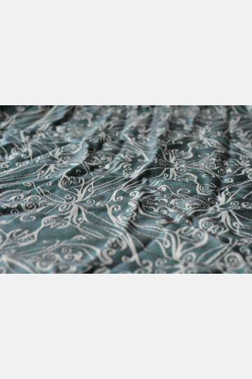 Yaro Elvish Duo Turquoise Wool Silk Ring Sling | Slingomama