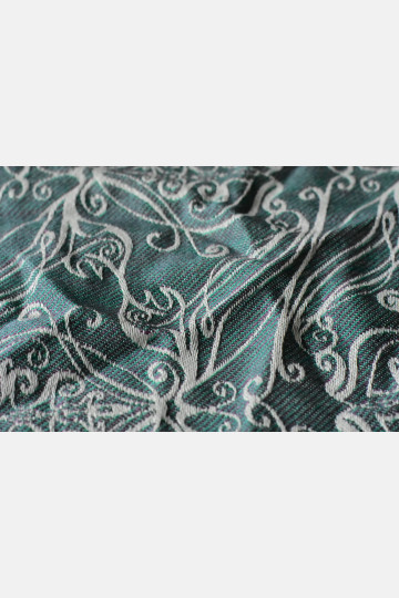 Yaro Elvish Duo Turquoise Wool Silk Ring Sling | Slingomama