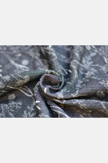 Yaro Terra Duo Grey Black Wool Boucle Ring Sling