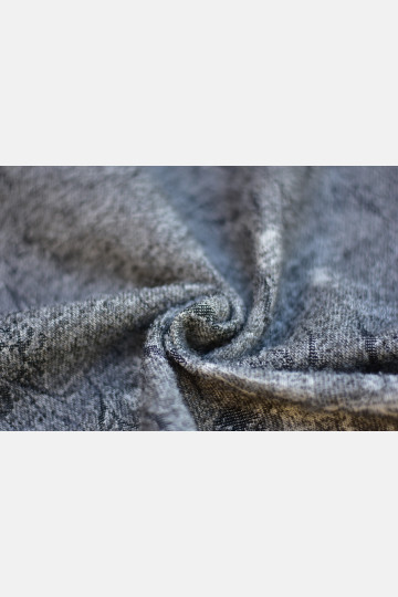 Yaro Terra Duo Grey Black Wool Boucle Ring Sling