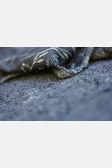 Yaro Terra Duo Grey Black Wool Boucle Ring Sling