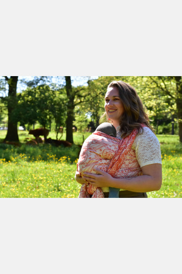 Yaro Elvish Duo Honey Orange Wool Blend - Woven Baby Wrap