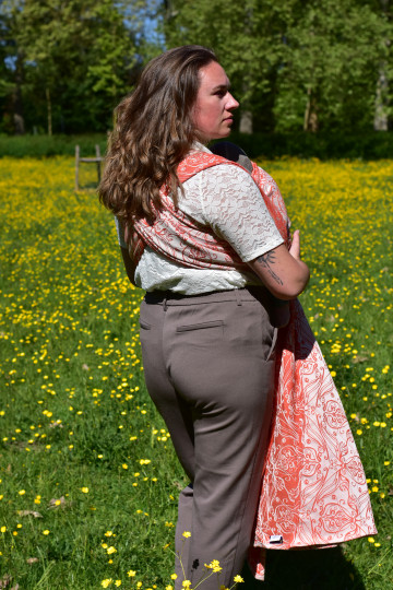 Yaro Elvish Duo Honey Orange Wool Blend Ring Sling