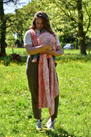 Yaro Elvish Duo Honey Orange Wool Blend Ring Sling