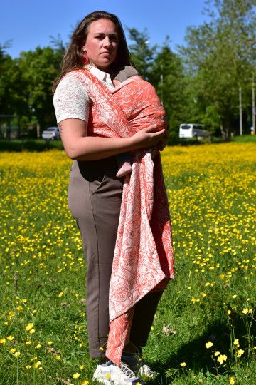 Yaro Elvish Duo Honey Orange Wool Blend Ring Sling