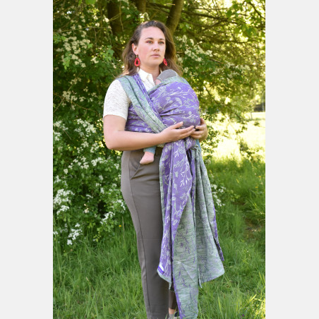 Yaro Terra Duo Violet Olive Flame Ring Sling