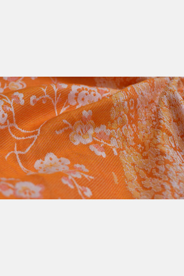 Yaro Flowersnake Duo Honey Orange Tencel - Geweven Draagdoek